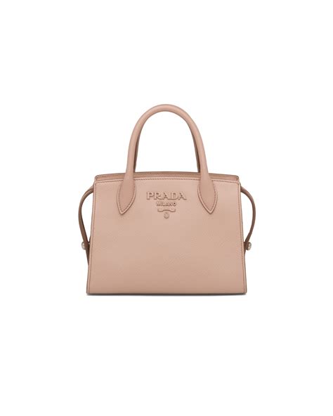 prada monochrome bag pink|Powder Pink Saffiano Leather Prada Monochrome Bag .